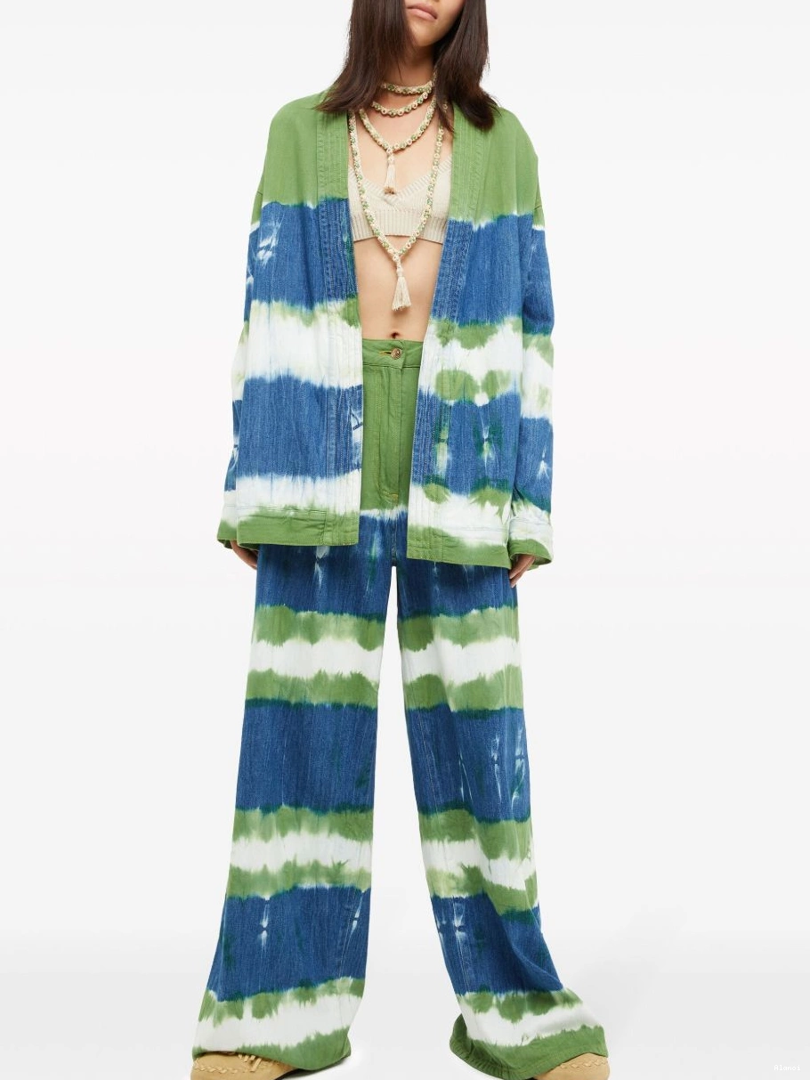 Cheap Alanui jeans Women Magic Journey tie-dye 0801